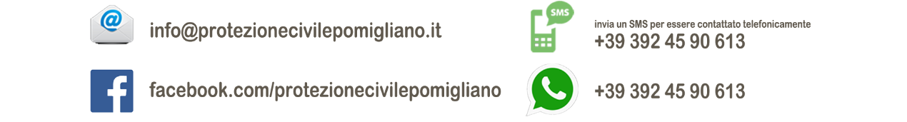 Piano PC Informazioni protezione Civile 